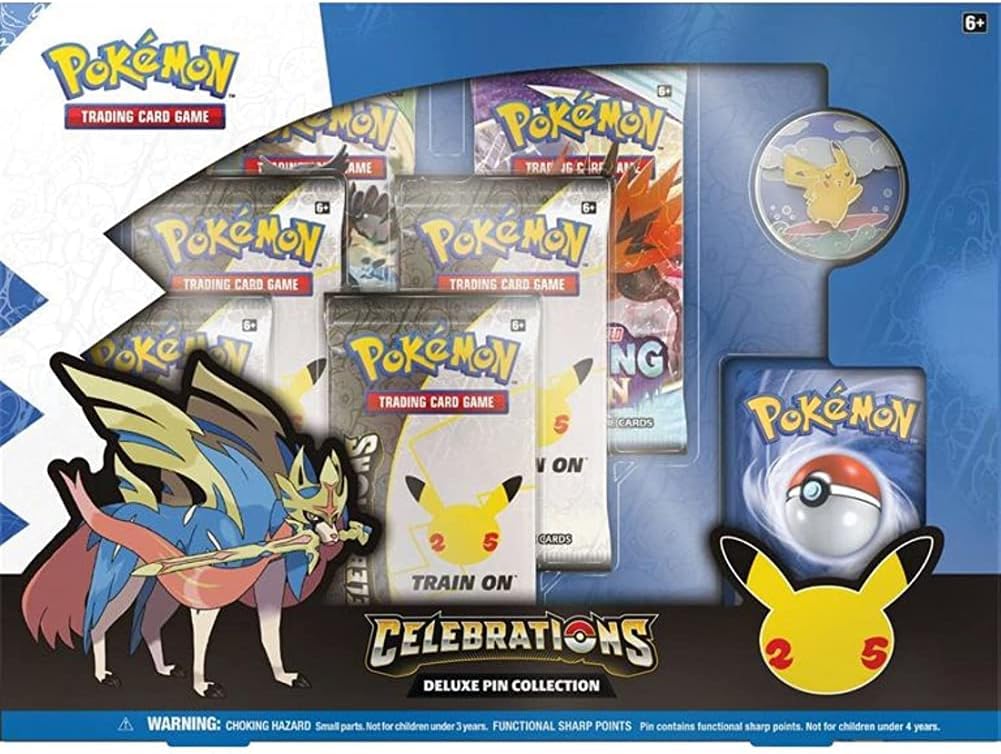 Pokemon TCG: 25th Anniversary Deluxe Pin Collection - WiredVillage Games - The Pokémon Company
